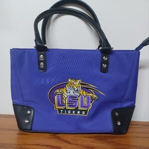 LSU nylon handbag